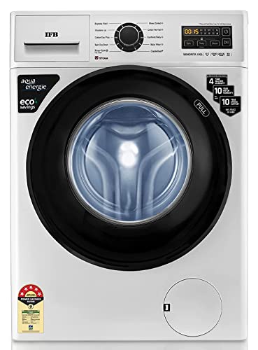 IFB 6.5 Kg 5 Star Front Load Washing Machine 2X Power Steam (SENORITA VXS 6510, White & Black, In-built Heater, 4 years Comprehensive Warranty)