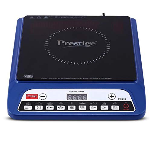 Prestige PIC 20 1200 Watt Induction Cooktop with Push Button (Blue)