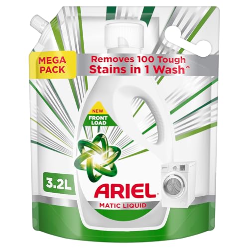 Ariel Liquid Detergent Front Load | Removes 7 day dried-in Stains in 1 wash inside Washing Machine | Now at Price of Powders | Amazing Fragrance | Protects Colours | Dissolves Faster