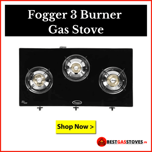 Fogger Automatic Ignition 3 Brass Burner Gas Stove