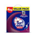 Surf Excel Matic Front Load Detergent Washing Powder 3+1 kg , Specially designed for Tough Stain Removal on Laundry in Washing Machines